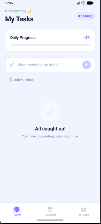 Homepage Screen
